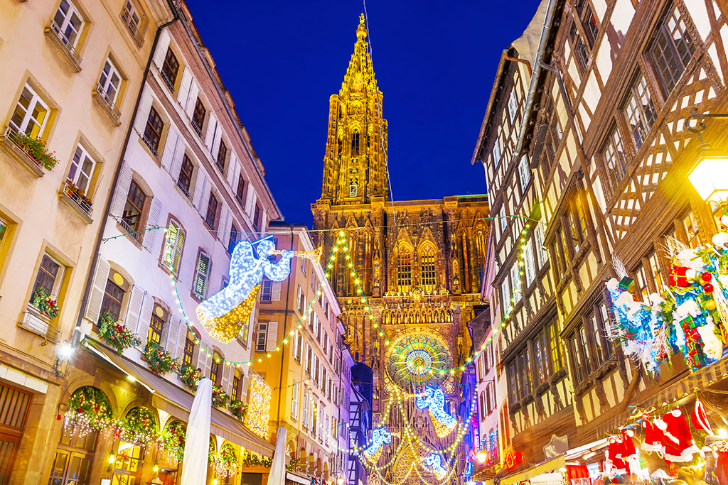 marché de noël de strasbourg en alsace france