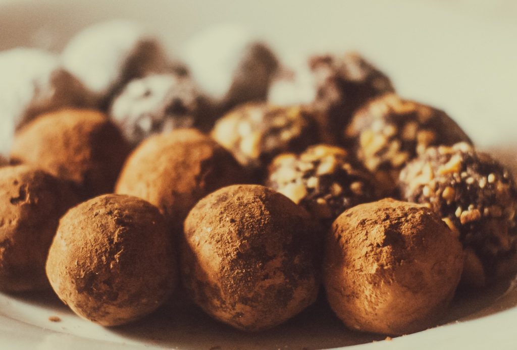 recette de truffes au chocolat et au turron
