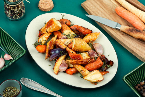 Légumes rôtis à l’huile d’olive et aux herbes