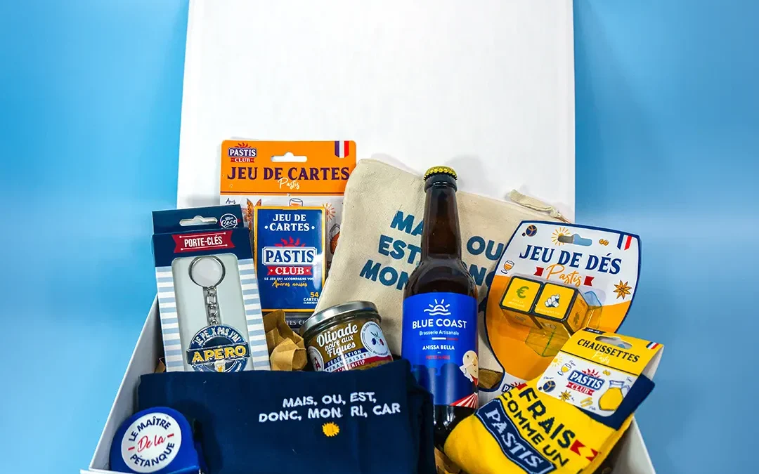 Idée de box personnalisée pour homme à Noël