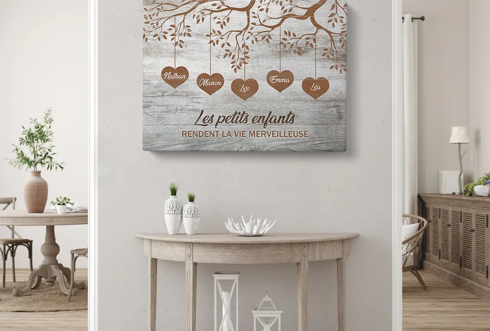Tableau photo personnalisé pour sublimer Noël en famille