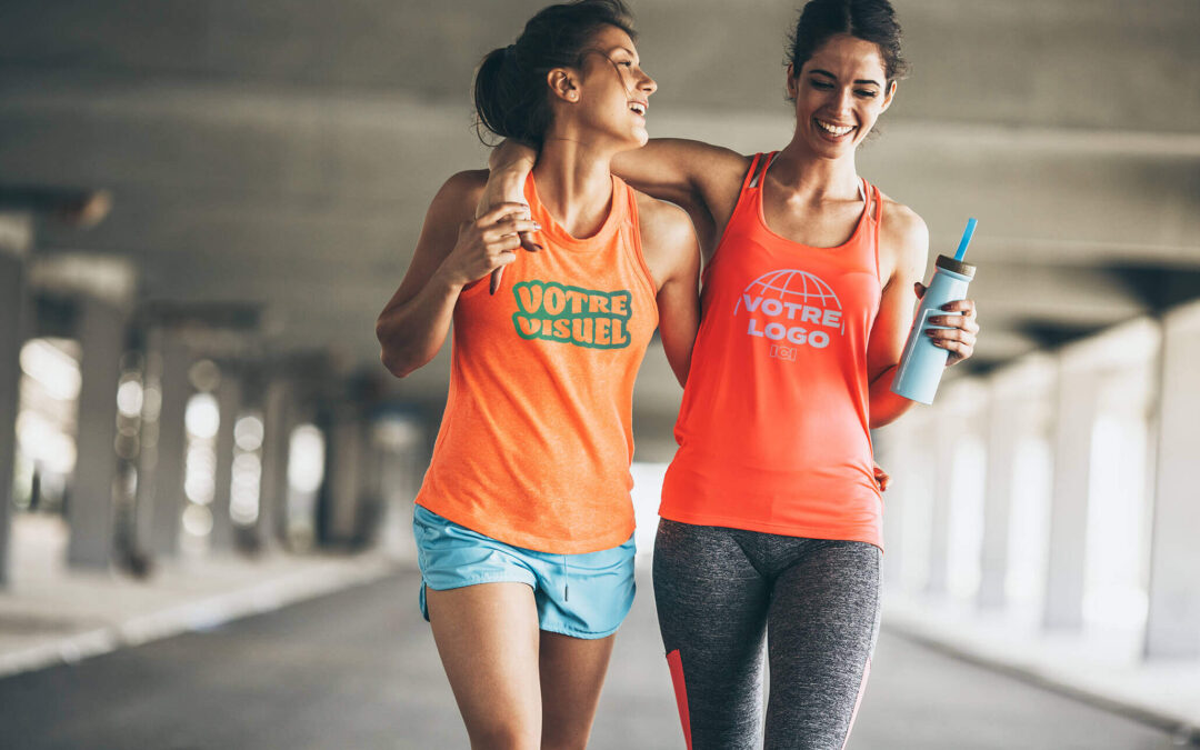 Maillot running personnalisé pour un Noël sportif